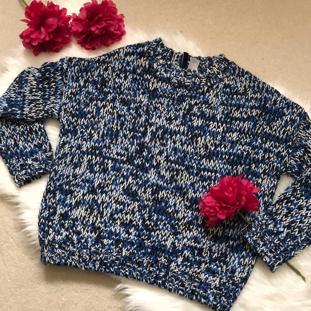 Marbled Knit Sweater